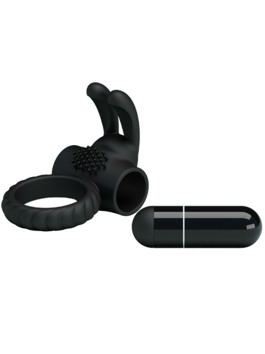 PRETTY LOVE EUDORA ANILLO VIBRADOR CON ESTIMULADOR