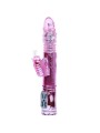 BAILE VIBRADOR RECARGABLE CON ROTACION Y ESTIMULADOR THROBBING BUTTERF