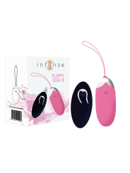 INTENSE FLIPPY II HUEVO RECARGABLE REMOTO ROSA