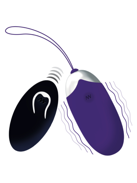 INTENSE FLIPPY II HUEVO RECARGABLE REMOTO LILA