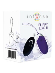 INTENSE FLIPPY II HUEVO RECARGABLE REMOTO LILA