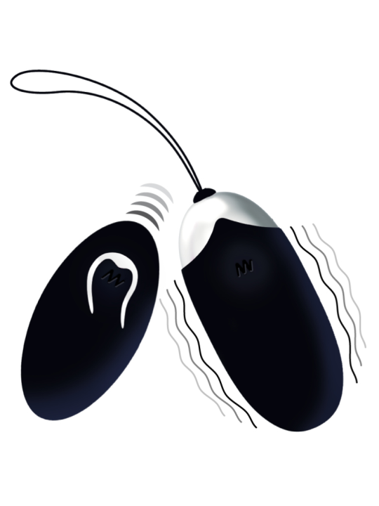 INTENSE FLIPPY II HUEVO RECARGABLE REMOTO NEGRO