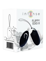 INTENSE FLIPPY II HUEVO RECARGABLE REMOTO NEGRO