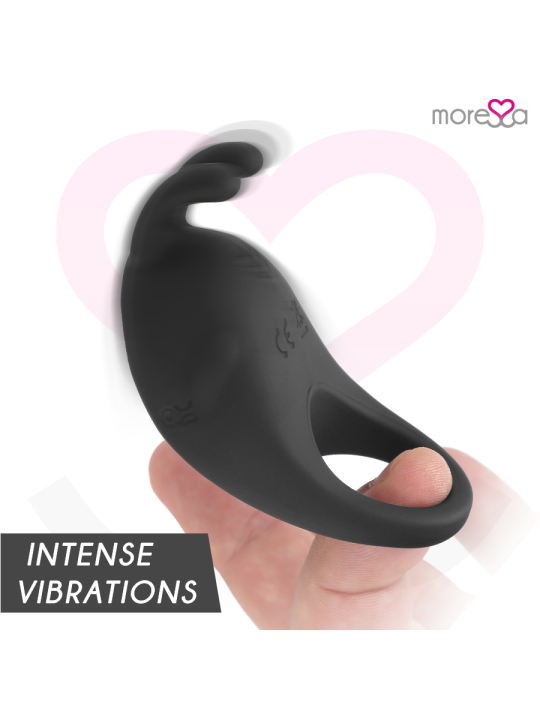 MORESSA BRAD PREMIUM SILICONE RECARGABLE NEGRO