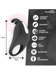 MORESSA BRAD PREMIUM SILICONE RECARGABLE NEGRO