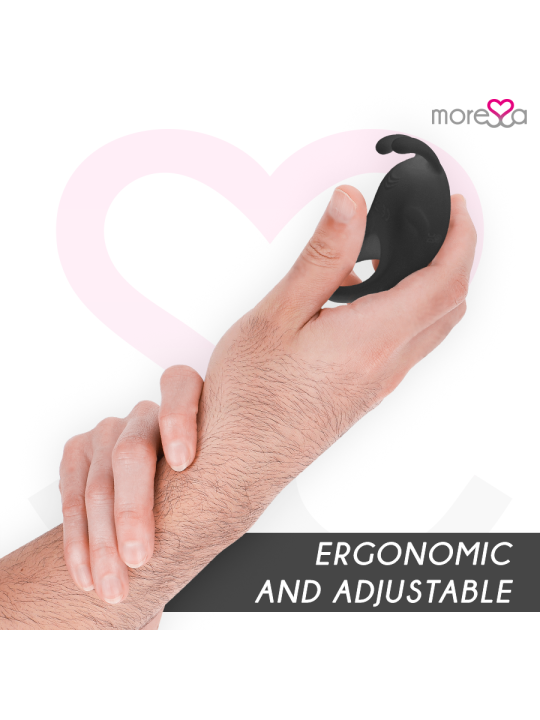 MORESSA BRAD PREMIUM SILICONE RECARGABLE NEGRO