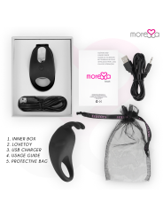 MORESSA BRAD PREMIUM SILICONE RECARGABLE NEGRO