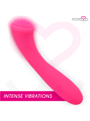 MORESSA CELSO MASAJEADOR DUO PUNTO G Y SUERO PELVICO PREMIUM SILICONE RECARGABLE