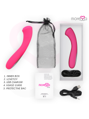 MORESSA CELSO MASAJEADOR DUO PUNTO G Y SUERO PELVICO PREMIUM SILICONE RECARGABLE