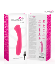 MORESSA CELSO MASAJEADOR DUO PUNTO G Y SUERO PELVICO PREMIUM SILICONE RECARGABLE