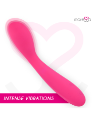 MORESSA DRUSO MASAJEADOR DUO PUNTO G Y SUERO PELVICO PREMIUM SILICONE RECARGABLE