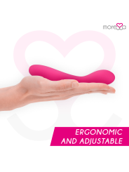 MORESSA DRUSO MASAJEADOR DUO PUNTO G Y SUERO PELVICO PREMIUM SILICONE RECARGABLE