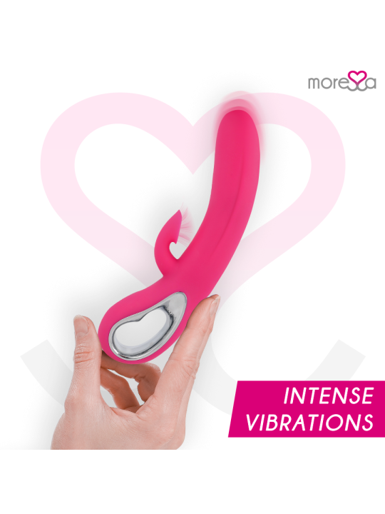 MORESSA DUSTIN ONDAS ESTIMULADORAS CLITORIAL Y POTENTE VIBRACION PREMIUM SILICONE RECARGABLE
