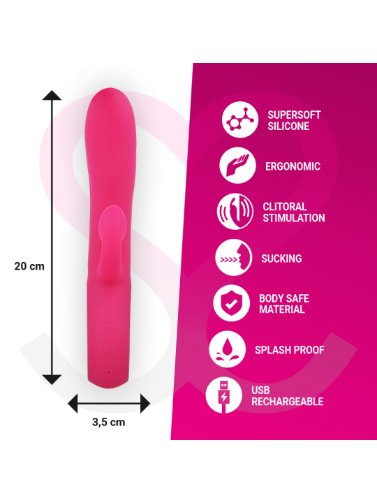 MORESSA DUSTIN ONDAS ESTIMULADORAS CLITORIAL Y POTENTE VIBRACION PREMIUM SILICONE RECARGABLE