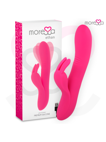 MORESSA ETHAN EFECTO WAVE MAS POTENTE VIBRACION PREMIUM SILICONE RECARGABLE