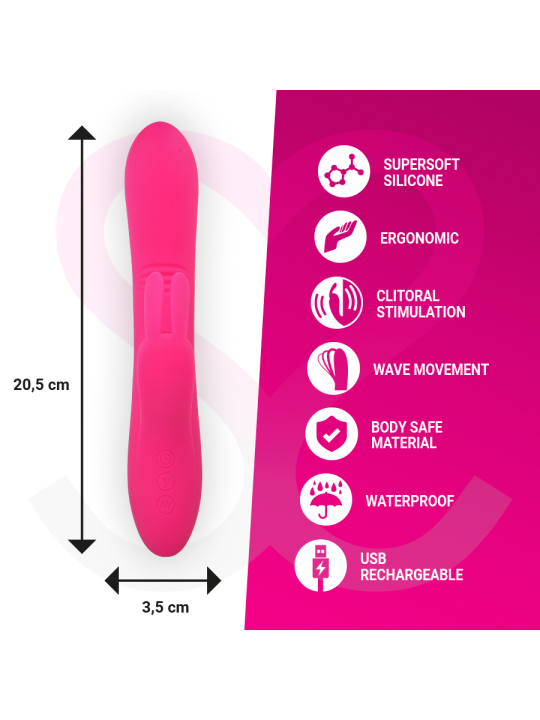 MORESSA ETHAN EFECTO WAVE MAS POTENTE VIBRACION PREMIUM SILICONE RECARGABLE