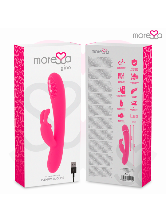 MORESSA GINO TICKLING VAGINAL PREMIUM SILICONE RECARGABLE