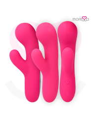 MORESSA JERRY CLIP VIBRADOR PUNTO G Y CLITORIS PREMIUM SILICONE RECARGABLE
