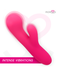 MORESSA JERRY CLIP VIBRADOR PUNTO G Y CLITORIS PREMIUM SILICONE RECARGABLE