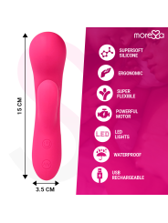 MORESSA JERRY CLIP VIBRADOR PUNTO G Y CLITORIS PREMIUM SILICONE RECARGABLE