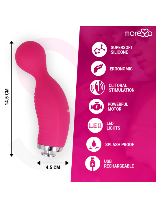 MORESSA KIRK DUO ONDAS ESTIMULADORAS MASAJEADOR MULTI PRESTACIONES PREMIUM SILICONE RECARGABLE