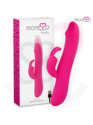 MORESSA MOLLY IMPULSOR UPDOWN Y POTENTE VIBRACION PREMIUM SILICONE RECARGABLE