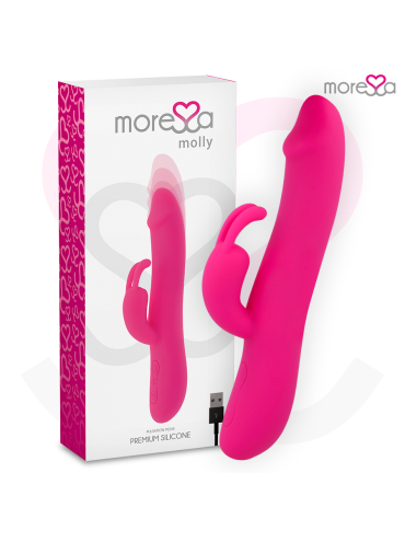 MORESSA MOLLY IMPULSOR UPDOWN Y POTENTE VIBRACION PREMIUM SILICONE RECARGABLE