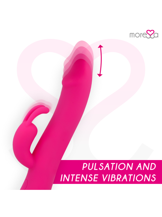 MORESSA MOLLY IMPULSOR UPDOWN Y POTENTE VIBRACION PREMIUM SILICONE RECARGABLE