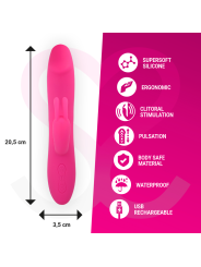 MORESSA MOLLY IMPULSOR UPDOWN Y POTENTE VIBRACION PREMIUM SILICONE RECARGABLE