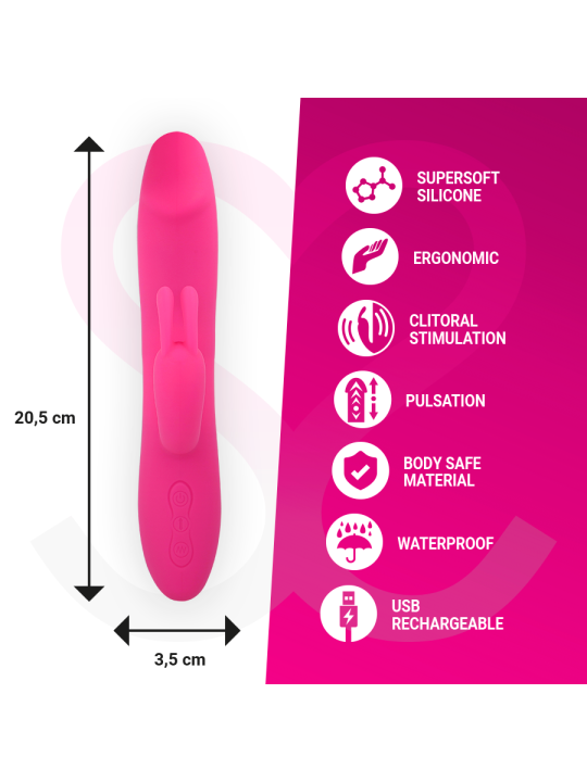 MORESSA MOLLY IMPULSOR UPDOWN Y POTENTE VIBRACION PREMIUM SILICONE RECARGABLE