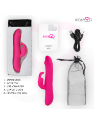 MORESSA MOLLY IMPULSOR UPDOWN Y POTENTE VIBRACION PREMIUM SILICONE RECARGABLE