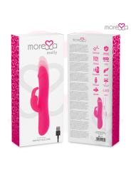 MORESSA MOLLY IMPULSOR UPDOWN Y POTENTE VIBRACION PREMIUM SILICONE RECARGABLE