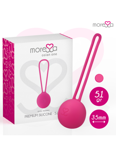 MORESSA OSIAN ONE ENTRENAMIENTO SUELO PELVICO 51gr PREMIUM SILICONA ROSA