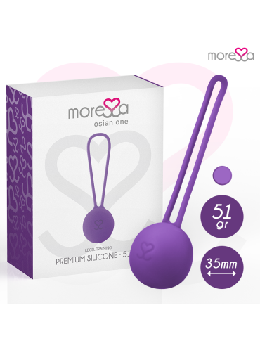 MORESSA OSIAN ONE ENTRENAMIENTO SUELO PELVICO 51gr PREMIUM SILICONA LILA