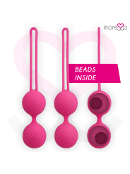 MORESSA OSIAN TWO ENTRENAMIENTO SUELO PELVICO 101gr PREMIUM SILICONA ROSA