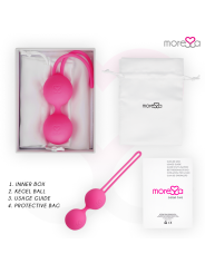 MORESSA OSIAN TWO ENTRENAMIENTO SUELO PELVICO 101gr PREMIUM SILICONA ROSA