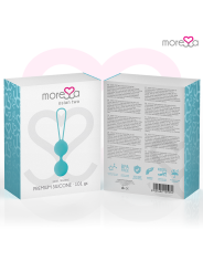 MORESSA OSIAN TWO ENTRENAMIENTO SUELO PELVICO 101gr PREMIUM SILICONA TURQUESA