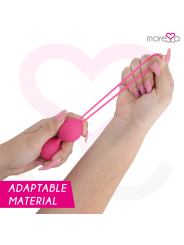 MORESSA OSIAN THREE ENTRENAMIENTO SUELO PELVICO 85 gr PREMIUM SILICONA ROSA