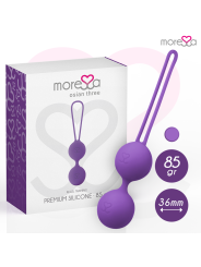 MORESSA OSIAN THREE ENTRENAMIENTO SUELO PELVICO 85 gr PREMIUM SILICONA LILA