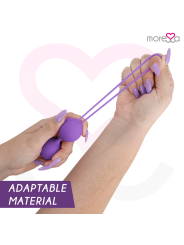 MORESSA OSIAN THREE ENTRENAMIENTO SUELO PELVICO 85 gr PREMIUM SILICONA LILA