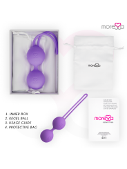 MORESSA OSIAN THREE ENTRENAMIENTO SUELO PELVICO 85 gr PREMIUM SILICONA LILA