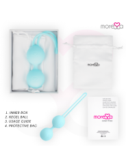 MORESSA OSIAN THREE ENTRENAMIENTO SUELO PELVICO 85 gr PREMIUM SILICONA TURQUESA