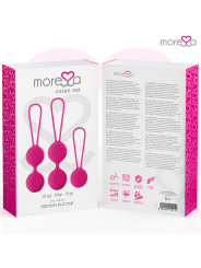 MORESSA OSIAN SET PREMIUM SILICONA ROSA Osian One 51 g Osian Two 101 g Osian Three 85 g