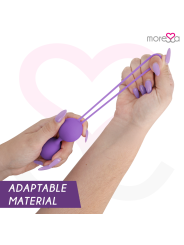 MORESSA OSIAN SET Osian One 51 Gr Osian Two 101 Gr Osian Three 85 gr PREMIUM SILICONA LILA