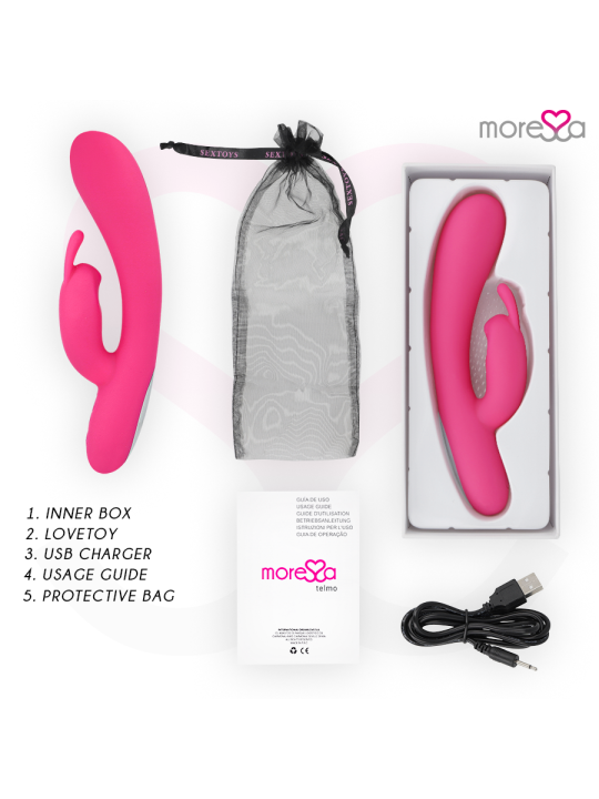 MORESSA TELMO TICKLING CLITORIAL PREMIUM SILICONE RECARGABLE