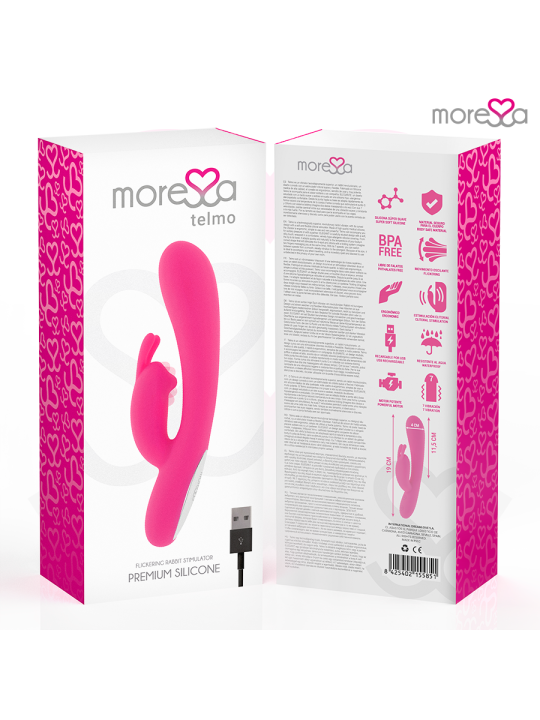 MORESSA TELMO TICKLING CLITORIAL PREMIUM SILICONE RECARGABLE