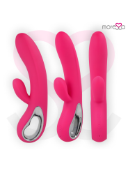 MORESSA TROY MASAJEADOR PUNTO G Y CLITORIS PREMIUM SILICONE RECARGABLE