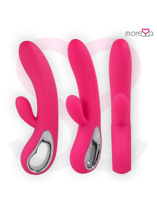 MORESSA TROY MASAJEADOR PUNTO G Y CLITORIS PREMIUM SILICONE RECARGABLE