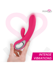 MORESSA TROY MASAJEADOR PUNTO G Y CLITORIS PREMIUM SILICONE RECARGABLE