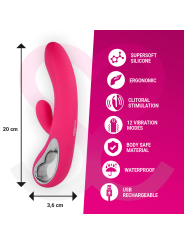 MORESSA TROY MASAJEADOR PUNTO G Y CLITORIS PREMIUM SILICONE RECARGABLE